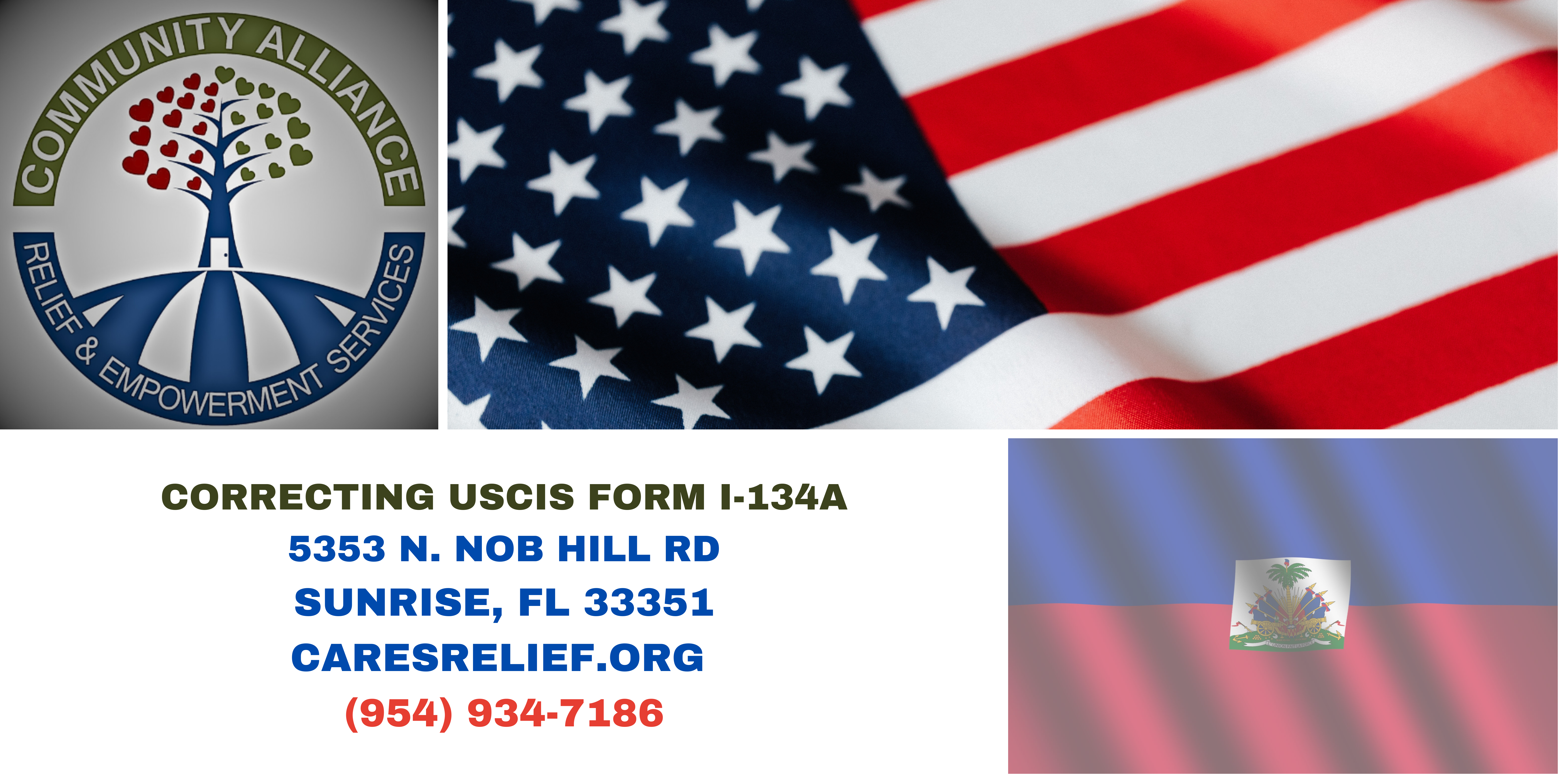 Correcting USCIS Form I-134A
